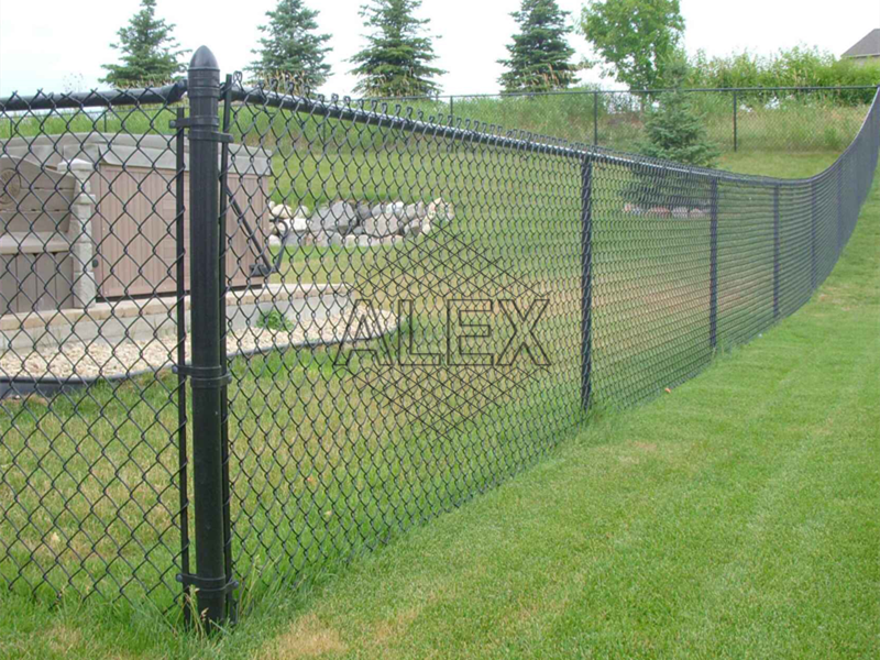 pvc chain link fence