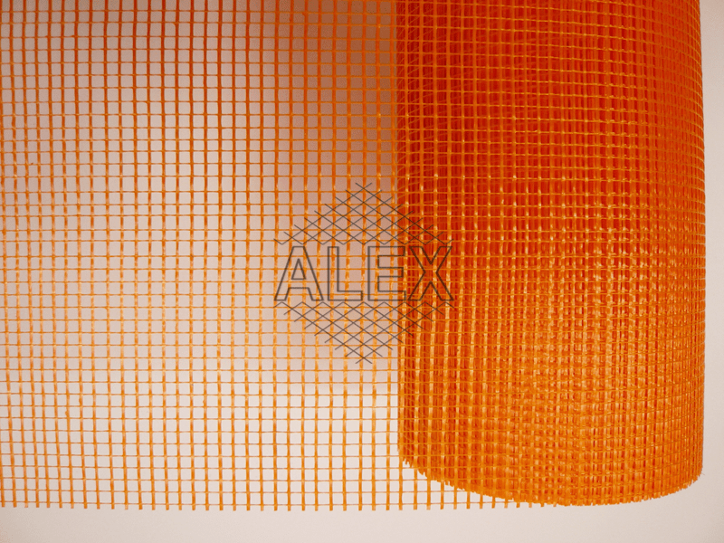 orange fiberglass mesh