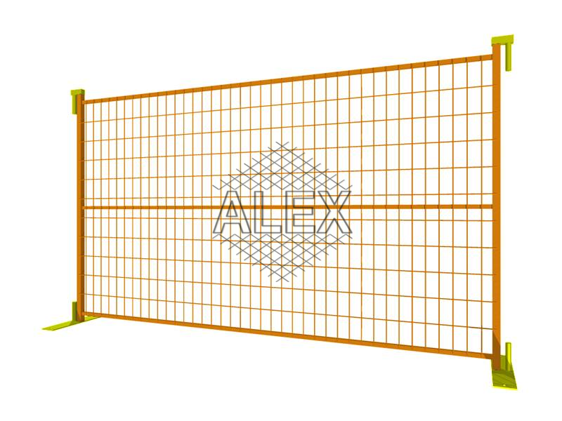 8ft x 10ft temporary fence