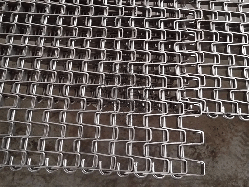 metallic conveyor belt