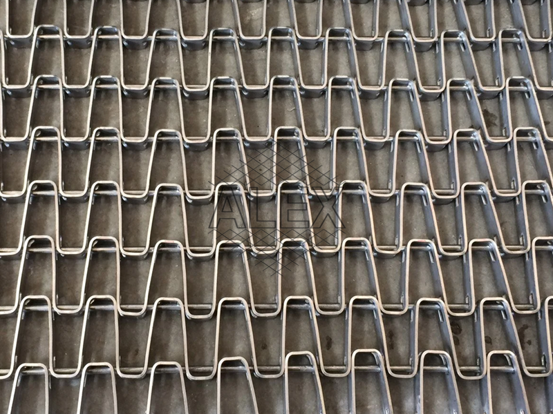 flat wire mesh conveyor belt
