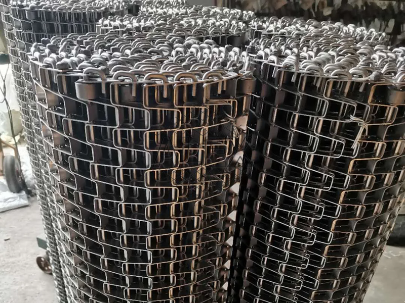 flat wire mesh conveyor belt